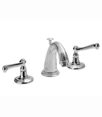 Widespread Lavatory Set - Curved Lever Handles