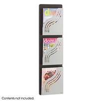 3-Pocket Wave Magazine Rack