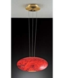 Polished and Brushed Brass Viennese Kaffeehaus Pendant