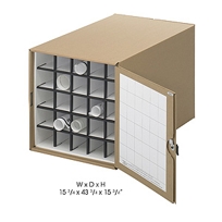 43-3/4"D Corrugated Roll File, 25 Tube