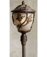 Acorn and Oak Leaf Four-Light Outdoor Post Mount