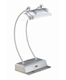 Megalite Polished Steel Desk Dataport Lamp