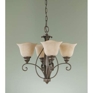 Tuscan Villa II Fluorescent Four-Light Energy Star Chandelier