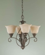 Tuscan Villa II Fluorescent Four-Light Energy Star Chandelier