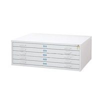 5-Drawer Steel Flat File for 30" x 42" Documents