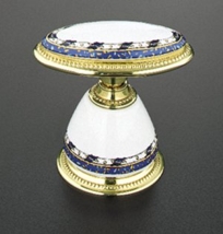 K-264-RT - Antique Russian Teacup ceramic handle insets