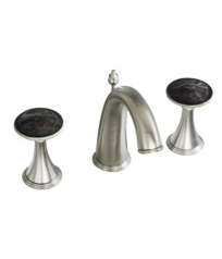 K-310-SP - Finial® Art widespread lavatory faucet with Serpentine Bronze design