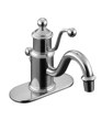 K-138 - Antique single-hole lavatory faucet