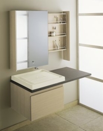 K-3032 - Purist® natural lavastone countertop with plumbing cut-out on left or right K-3032 - Purist® natural lavastone countertop with plumbing cut-out on left or right