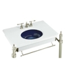 K-3025 - Vitreous china console table top, precut for 17" x 14" undercounter lavatory K-3025 - Vitreous china console table top, precut for 17" x 14" undercounter lavatory