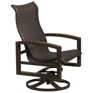 Lakeside Woven Swivel Action Lounge Chair 740525NTWS