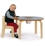 woody chalkboard table