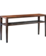Metro console table, lattice shelf (SKU:220-101174)