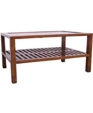 Mondo cocktail table, lattice shelf (SKU:220-101085)