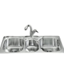K-3222-1 - Ravinia triple-basin self-rimming kitchen sink