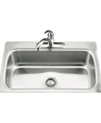 K-3373-1 - Verse single-basin self-rimming kitchen sink