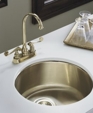 K-14302 - Undertone undercounter entertainment sink in Satin Bronze finish