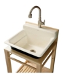 K-6608-1P - Bayview wood stand utility sink